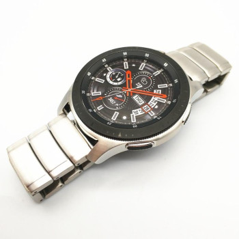 Браслет для смарт годинника Samsung galaxy watch 3 41m / 45m / Gear S3 / Galaxy 46mm Срібло 20 мм