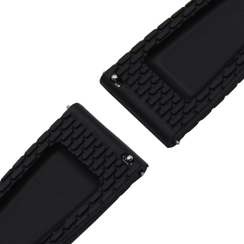 Силіконовий м'який змінний ремінець для годинника, із системою швидкої заміни, застібка з нержавіючої сталі, 18 мм