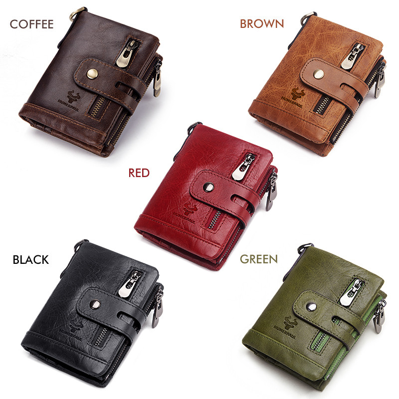 Чоловічий шкіряний гаманець із натуральної шкіри (Волов'яча шкіра) з Rfid-захистом. Портмоне зі шкіри