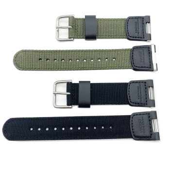 Тканевий ремінець для годин Casio SGW-100 Зелений