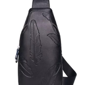 Стильна повсякденна, міська сумка з натуральної шкіри через плече, слінг