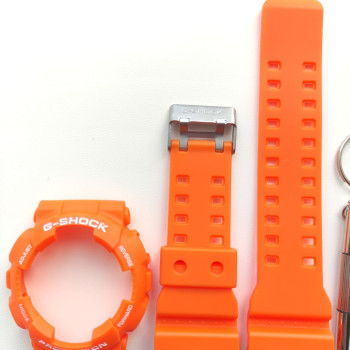 Casio ремінець + безель (рант) для G-SHOCK GA-100 / GA-110 / GA-120 / GD-100 / GD-100 / GD-120/ GAX-100/GLS-100 Матовий