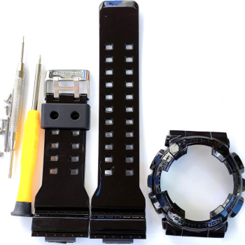 Casio ремінець + безель для G-SHOCK GA-100 / GA-110 / GA-120 / GD-100 / GD-120 / GAX-100 / GLS-100 Глянцевий