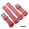 Ремінець для годинника Casio GA-100 / GD-120 / G-8900 / GA-150 / GA-200 / GLS-100 / GW-8900 Червоний