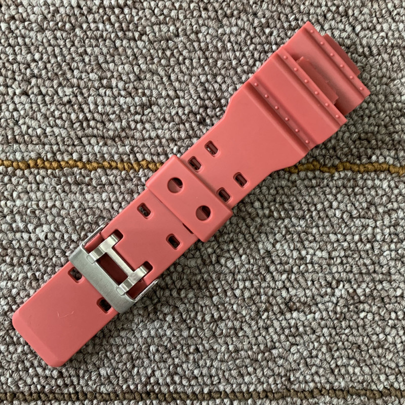 Ремінець для годинника Casio GA-100 / GD-120 / G-8900 / GA-150 / GA-200 / GLS-100 / GW-8900 Червоний