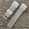 Ремінець для годинника Casio GA-100 / GD-120 / G-8900 / GA-150 / GA-200 / GLS-100 / GW-8900 Прозорий