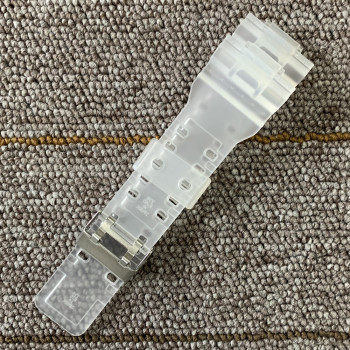 Ремінець для годинника Casio GA-100 / GD-120 / G-8900 / GA-150 / GA-200 / GLS-100 / GW-8900 Прозорий
