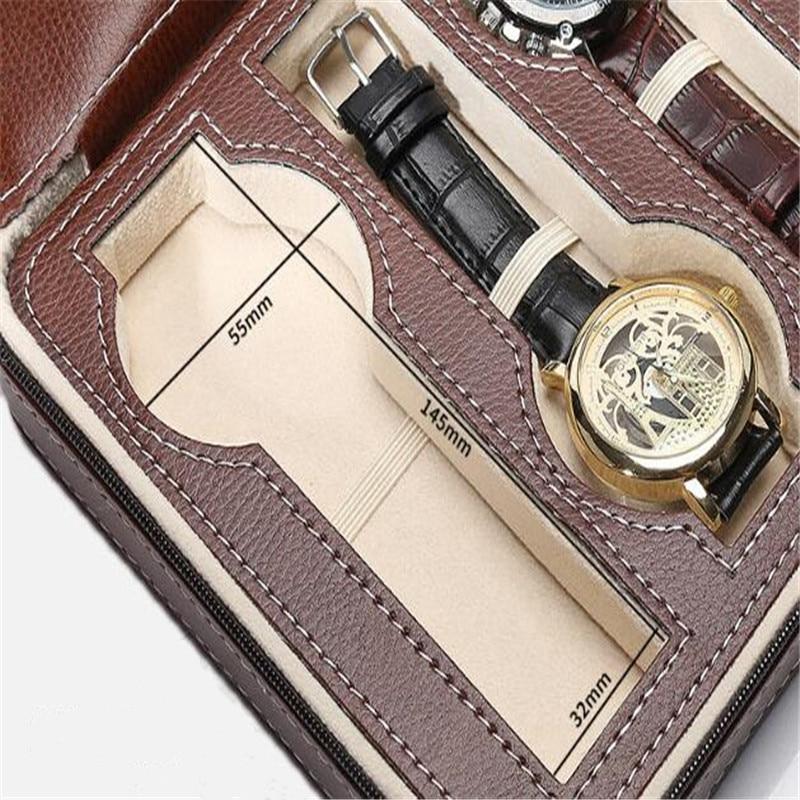 Футляр, бокс, шкатулка для годин на чотири відділення. Якість.