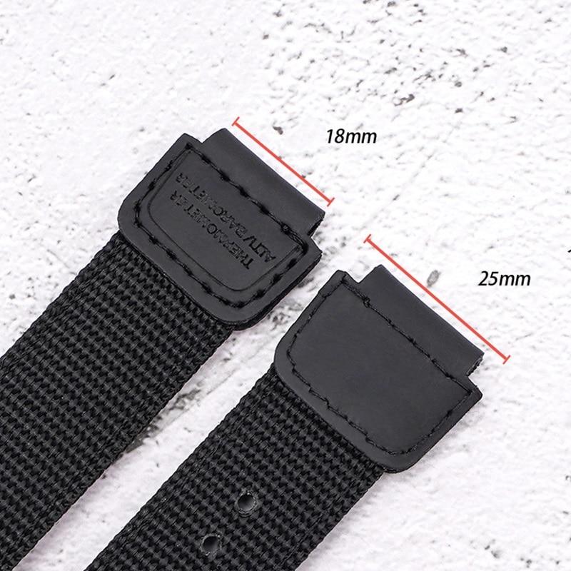 Нейлоновий ремінець CASIO SGW-300H / 400H / 500H / AE-1000W / AE-1300 / AE-1200 / W-S200H / W-800H / W-215 Зелений