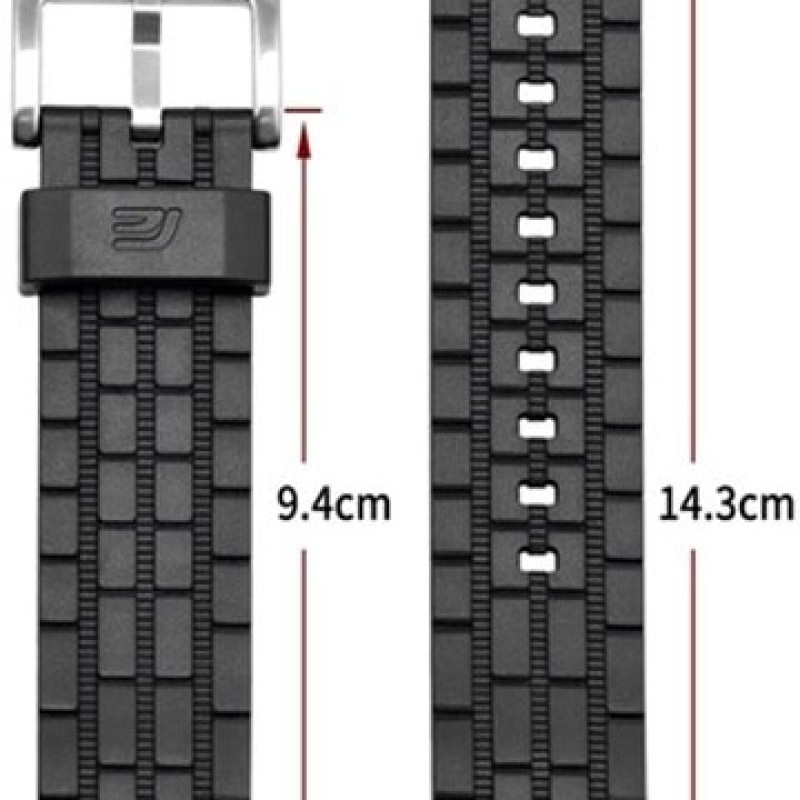 Полімерний ремінець для Casio Edifice EF-550/EF523 Сталева пряжка