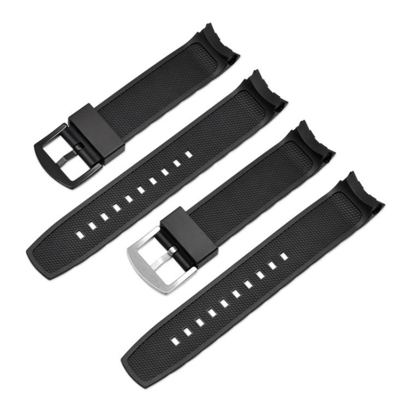 Полімерний ремінець для Casio Edifice EF-550/EF523 Сталева пряжка