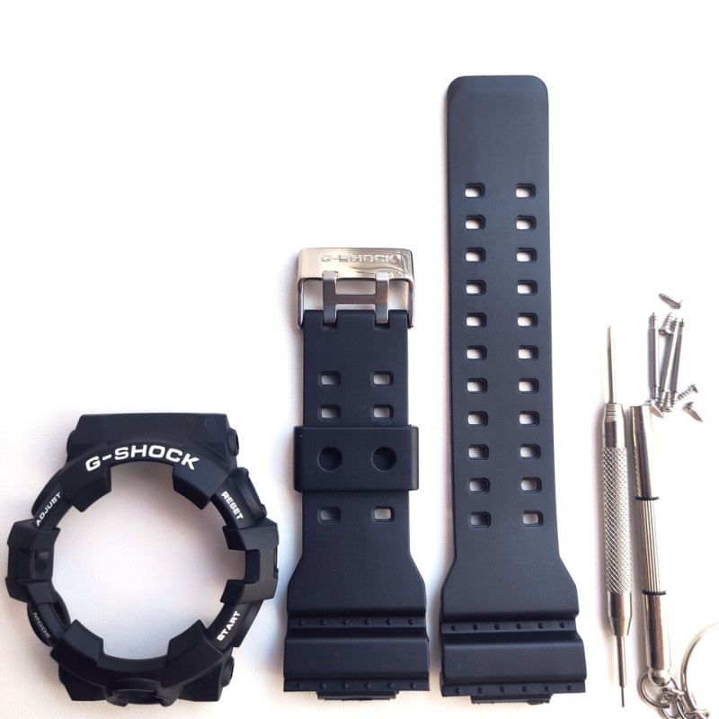 Ремінець + безель (рант) для годинника Casio G-SHOCK GA-700 / 710 / 735