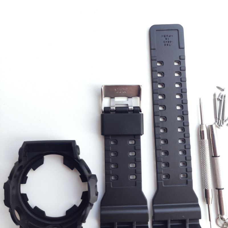 Ремінець + безель (рант) для годинника Casio G-SHOCK GA-700 / 710 / 735