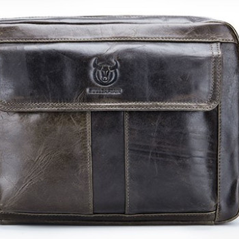 Повсякденна ділова чоловіча сумка з натуральної шкіри