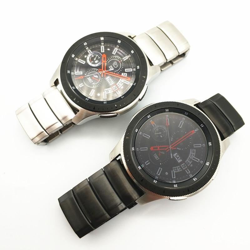 Браслет для смарт годинника Samsung galaxy watch 3 41m / 45m / Gear S3 / Galaxy 46mm Черный 20 мм