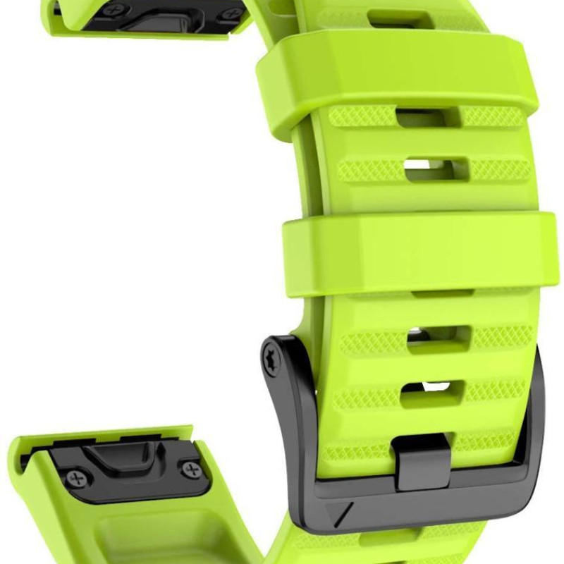 Ремінець для Garmin Fenix 7X / Enduro / 6X / 6X Pro / Tactix Delta/ 5X /5X Plus/3 HR /Quatix 3 /Quick Fit/26м Салатовий