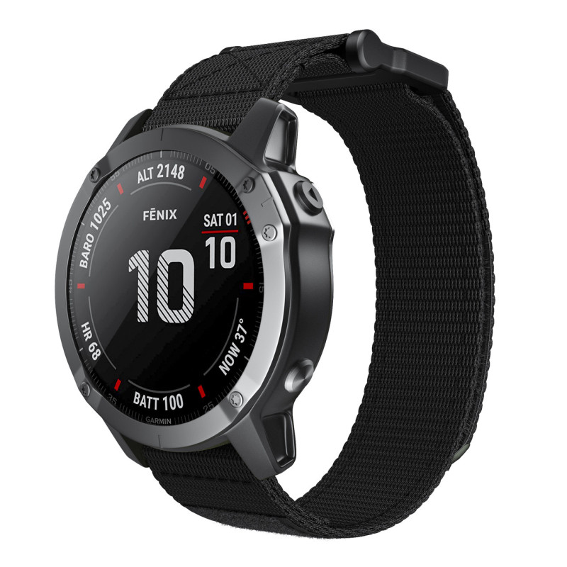 Тканевий ремінець для Garmin Fenix 6X Pro /6X Pro Solar /Fenix 5X / 5X Plus / Fenix 3 HR / Quatix 3/ 26 мм