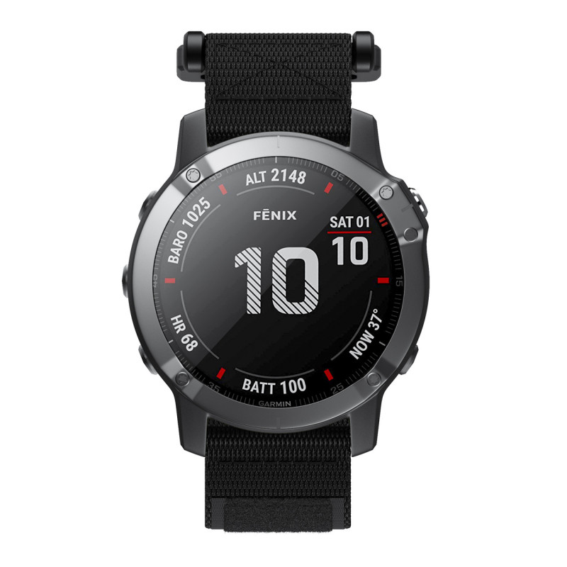 Тканевий ремінець для Garmin Fenix 6X Pro /6X Pro Solar /Fenix 5X / 5X Plus / Fenix 3 HR / Quatix 3/ 26 мм