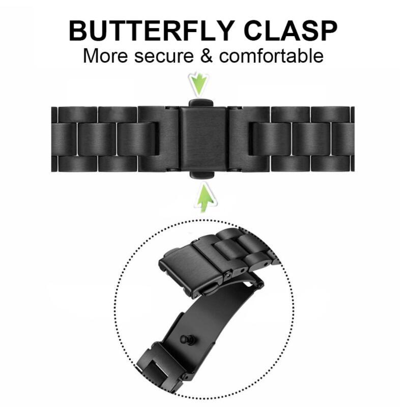 Браслет із нержавіючої сталі для Samsung Galaxy Watch 4 40mm / Classic 42m / 44m / Classic 46m