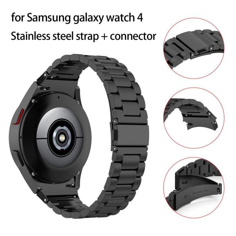 Браслет із нержавіючої сталі для Samsung Galaxy Watch 4 40mm / Classic 42m / 44m / Classic 46m