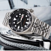 Браслет для годинника Seiko SKX007 / 009 / 173 / 175 / SRPD63K1 з нержавіючої сталі 22 мм, кріплення півмісяць