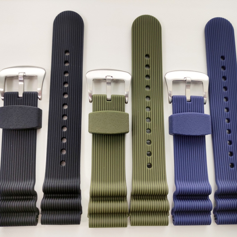 Сіліконовий ремішок для годин преміум-класу, 22 мм