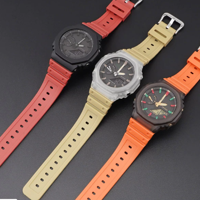 Ремінець для годинника Casio G-SHOCK DW5600 / GW5000 / GWX-5600 / GA-2100 / GW-6900 / GW-B5600 / GW-M5610