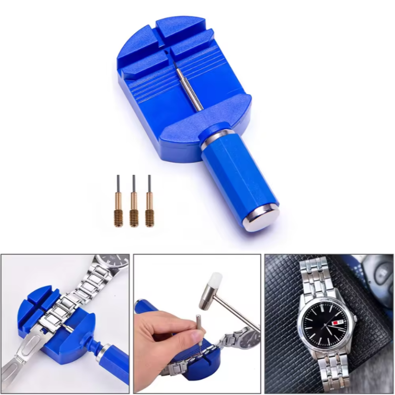 Інструмент для вкорочення браслета на годиннику. Знімач ланок браслета. Регулятор довжини браслета.