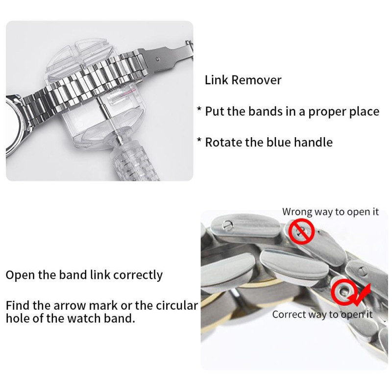Великий набір для ремонту годинника. Інструмент для відкриття задньої кришки. Утиліта для наручних годинників