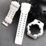 Ремінець + безель (рант) для годинника Casio G-SHOCK GA-700 / 710 / 735 Білий