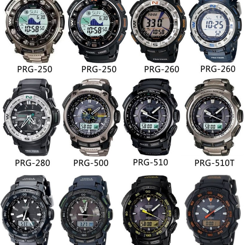 Ремінець для Casio Protrek PRW 3500/2500/5100 PRG - 260/270/550/250