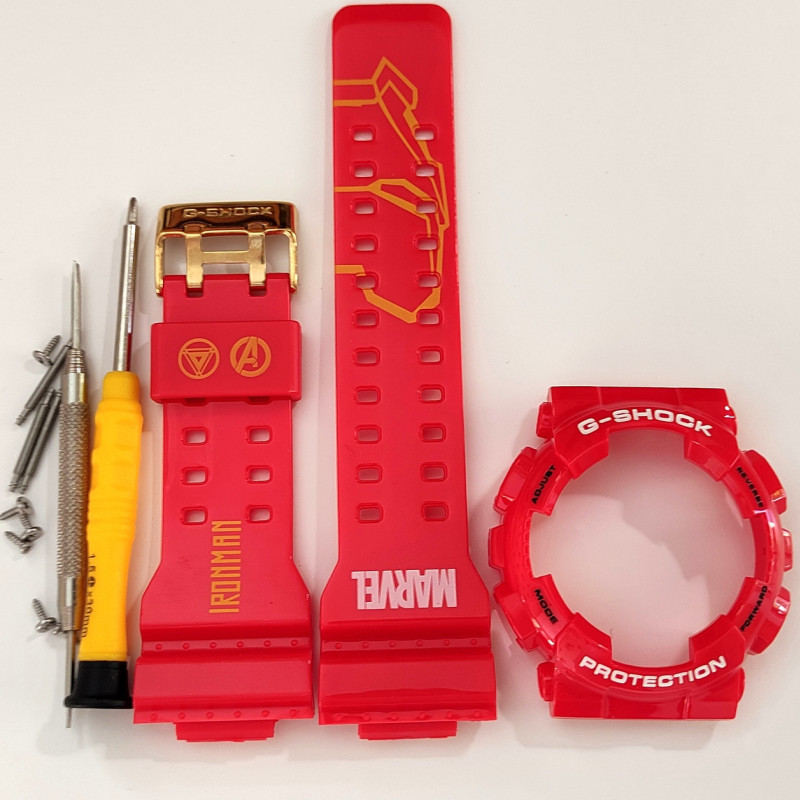 Casio ремінець + безель (рант) для годинника G-SHOCK GA-100 / GA-110 / GA-120 / GD-100 / GD-110 / GD-120/GAX-100/GLS-100 #5