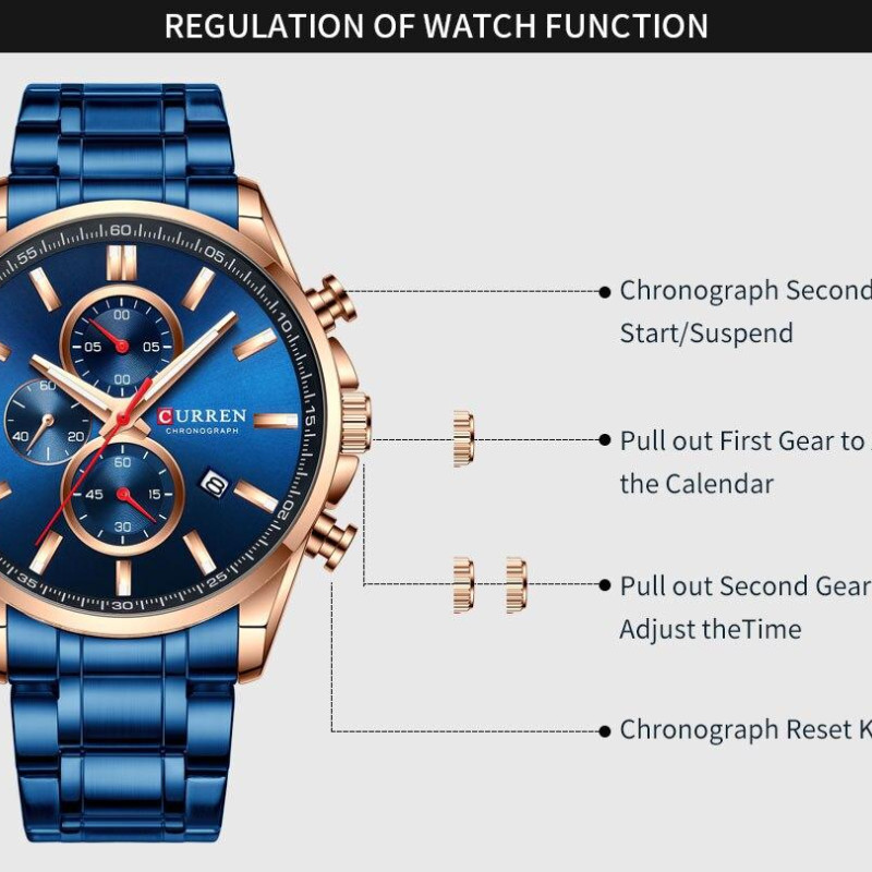 Чоловічий годинник Curren 8368