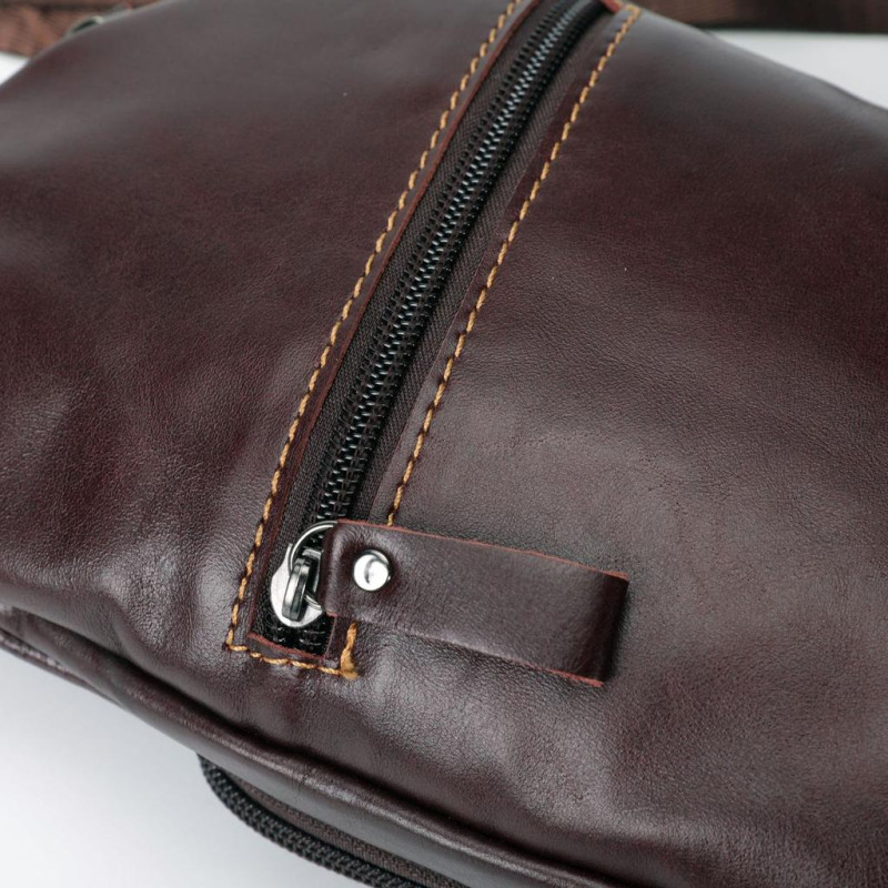 Повсякденна, міська сумка з натуральної шкіри через плече, слінг