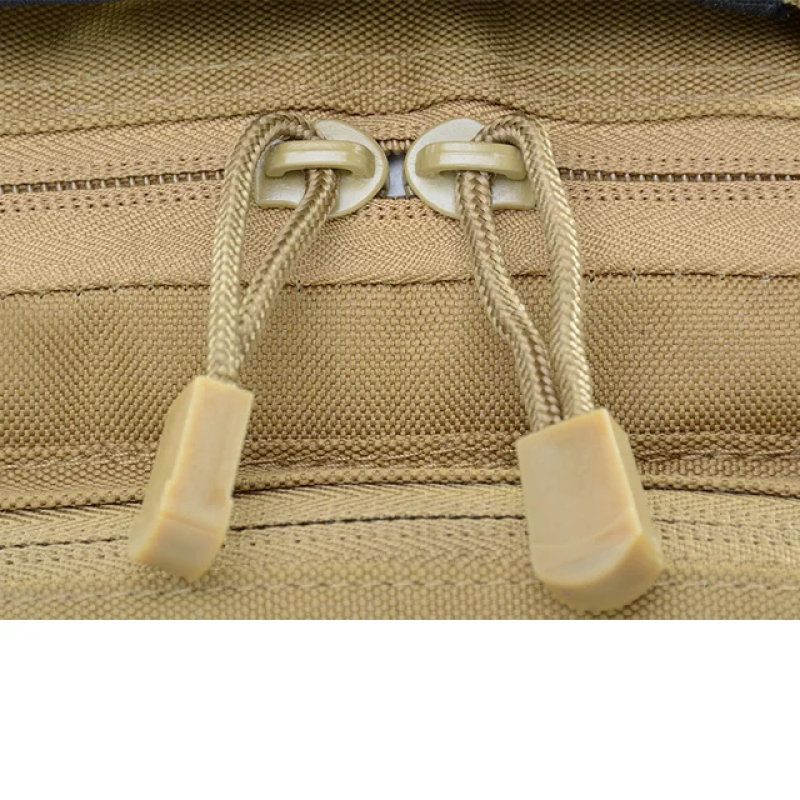 Нагрудна сумка з швидким скиданням чоловіча тактична сумка на багато відділень багатофункціональна. Койот