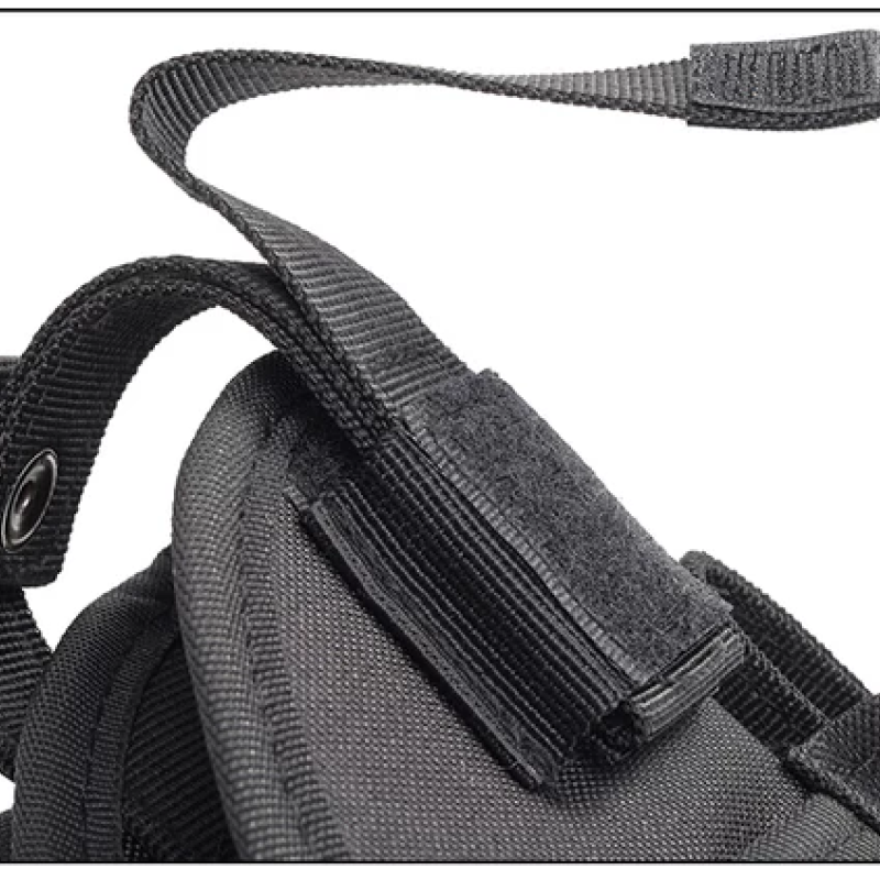 Тактична кобура на ногу універсальна для пістолета. Чорна