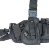 Тактична кобура на ногу універсальна для пістолета. Чорна