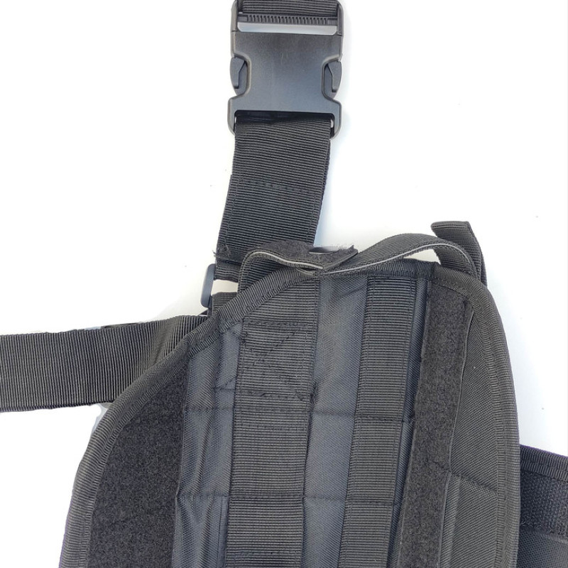 Тактична кобура на ногу універсальна для пістолета. Чорна