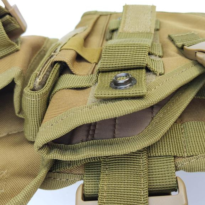 Тактична кобура на ногу універсальна для пістолета. Койот