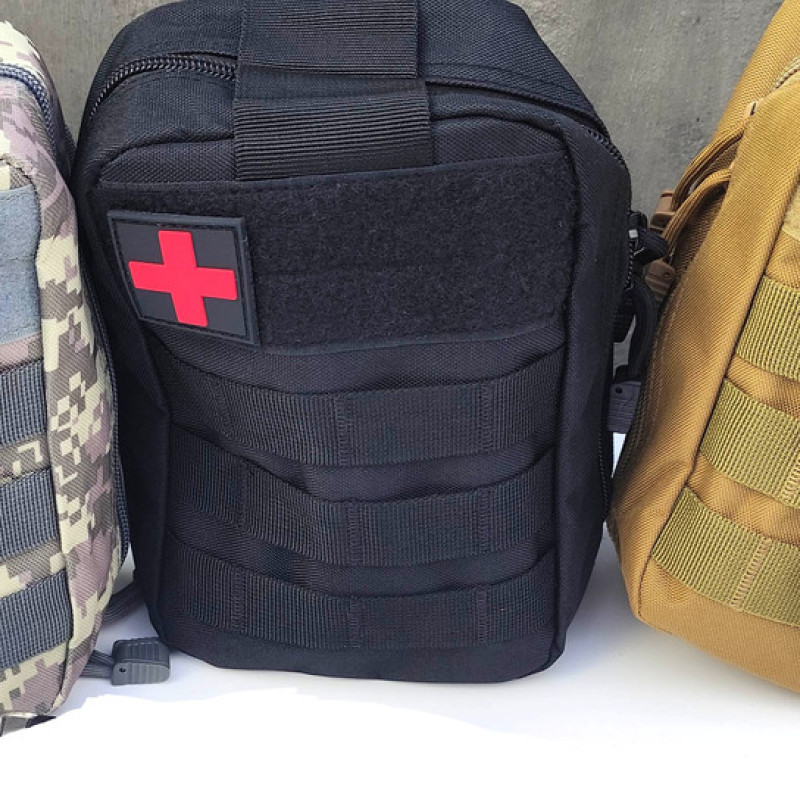 Підсумок аптечка тактична моллі MOLLE, без наповнення. Чорна