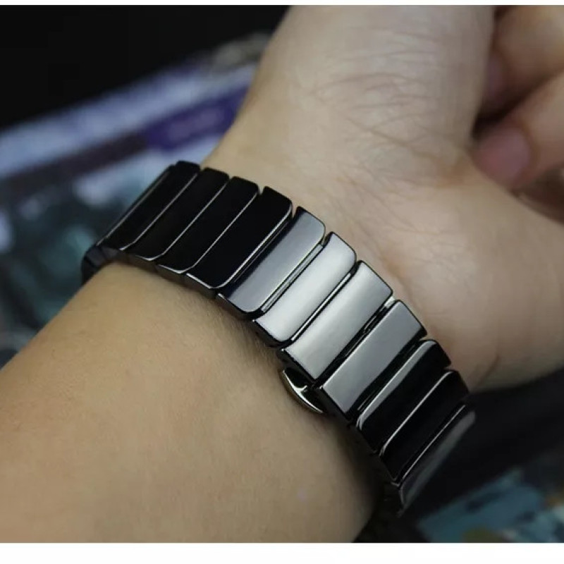 Керамічний браслет для Samsung Galaxy Watch 4 40mm / Classic 42mm / 44mm / Classic 46 mm