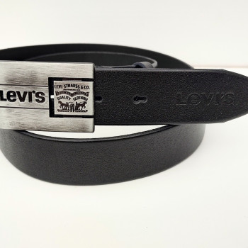 Чоловічий шкіряний ремінь. Чорний