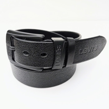 Чоловічий шкіряний ремінь. Чорний