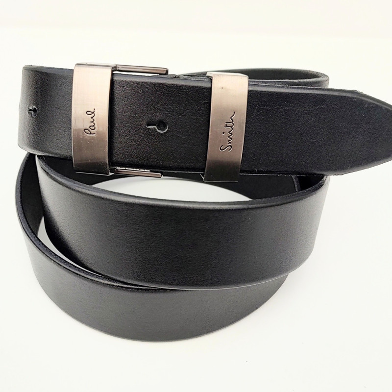 Чоловічий шкіряний ремінь. Чорний