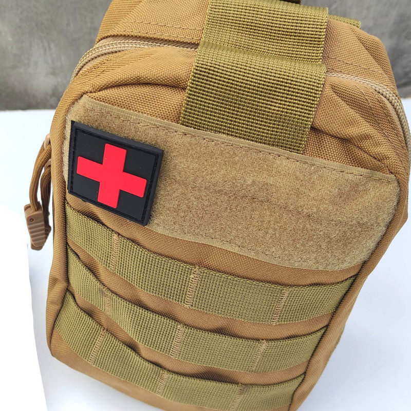 Підсумок аптечка 20 шт тактична моллі MOLLE, без наповнення. Койот