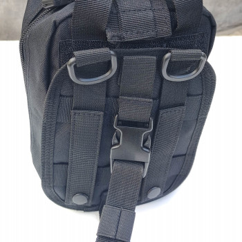 Підсумок аптечка 20 шт тактична моллі MOLLE, без наповнення. Чорна