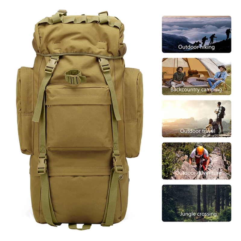 Тактичний рюкзак 65 л Армійський рюкзак. Койот