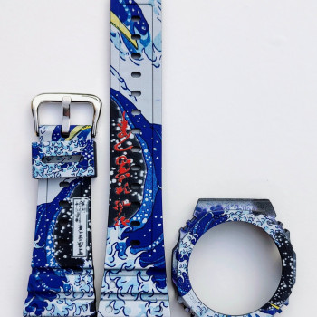 Ремешок, безель (рант) для часов Casio G-SHOCK GA-2100 / GA-2110 У японському стилі