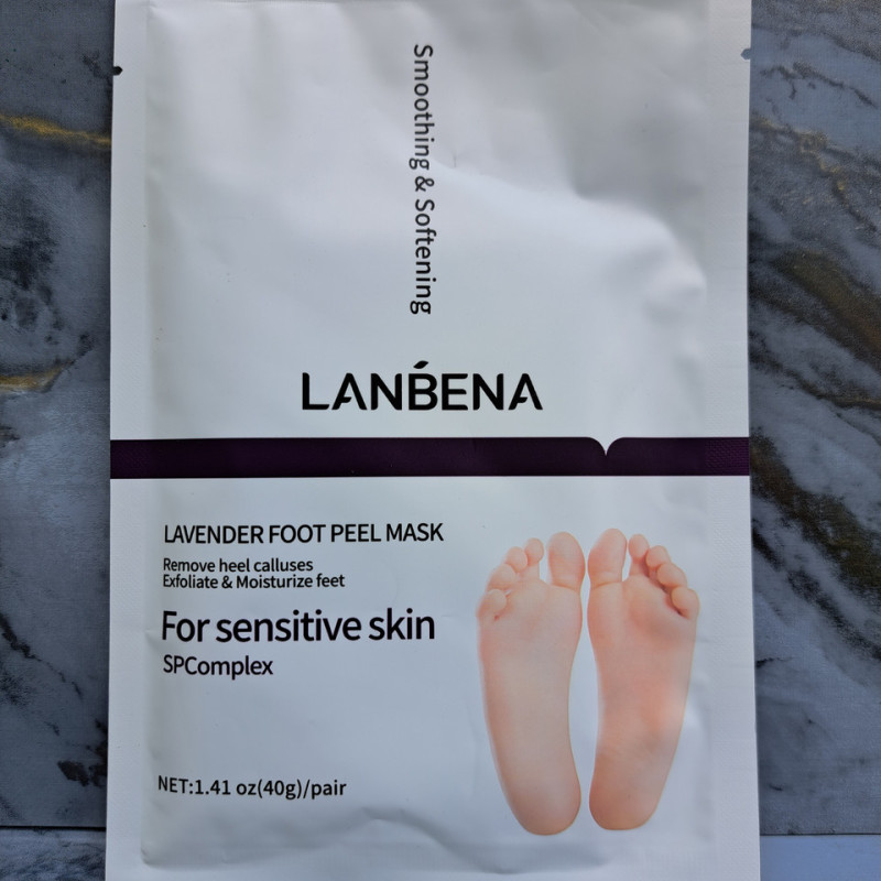 Пілінг-маска для ніг з лавандою