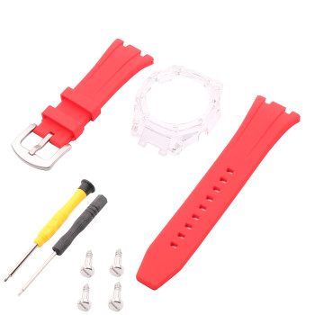 Ремінець, безель (рант) для годинника Casio G-SHOCK GA-2100 / GA-2110 Червоний